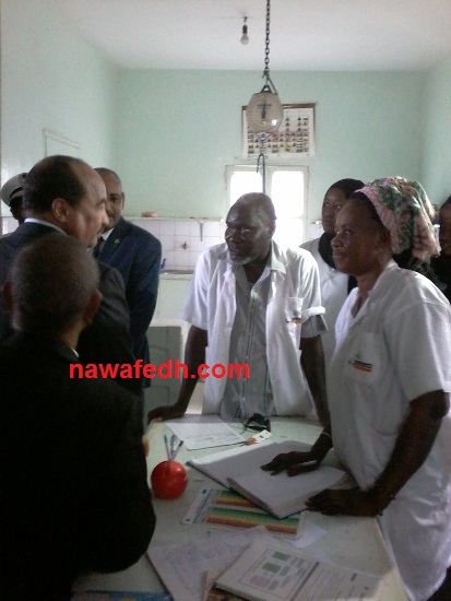 الممرضة التي أعجب الرئيس بتقديمها 